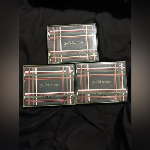NEW Kate Spade Holiday Cards 3 packs of 10 - Picture 2 of 4